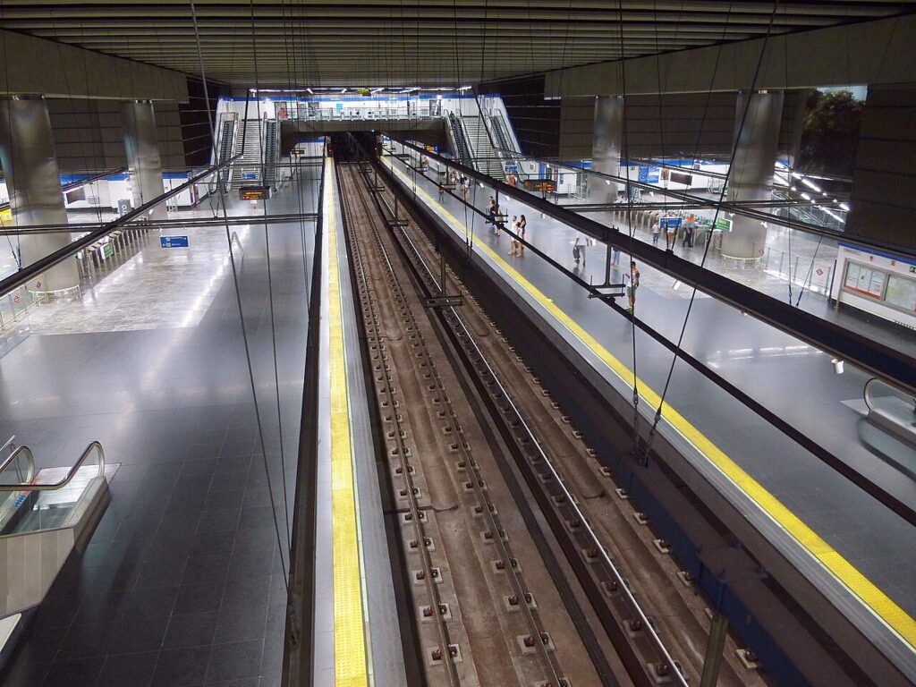 La estación de Puerta del Sur, intercambiador entre la línea 10 y Metrosur