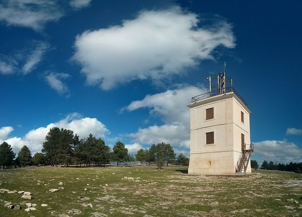 Panorámica desde el telégrafo óptico de Cabeza Mediana
