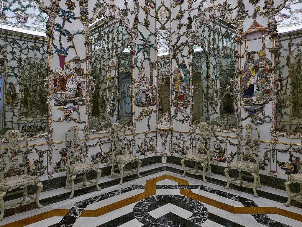 El Gabinete de Porcelana del palacio