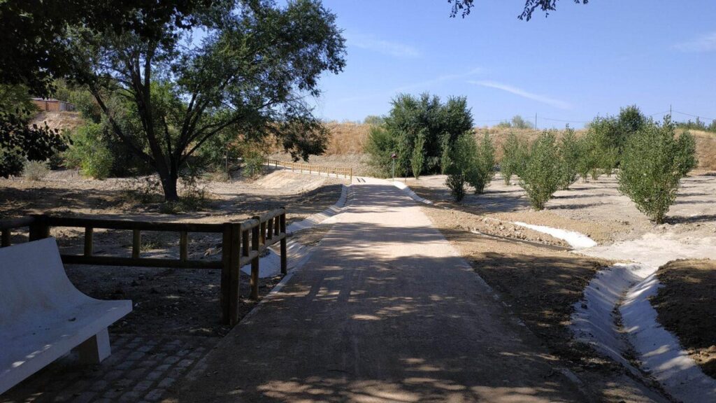 Sendas junto al río Manzanares en el sur de Madrid