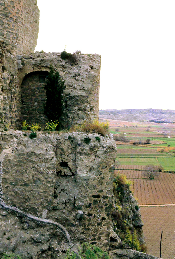 Chinchón en 1983, con su caserío escalonado sobre la vega del Tajuña