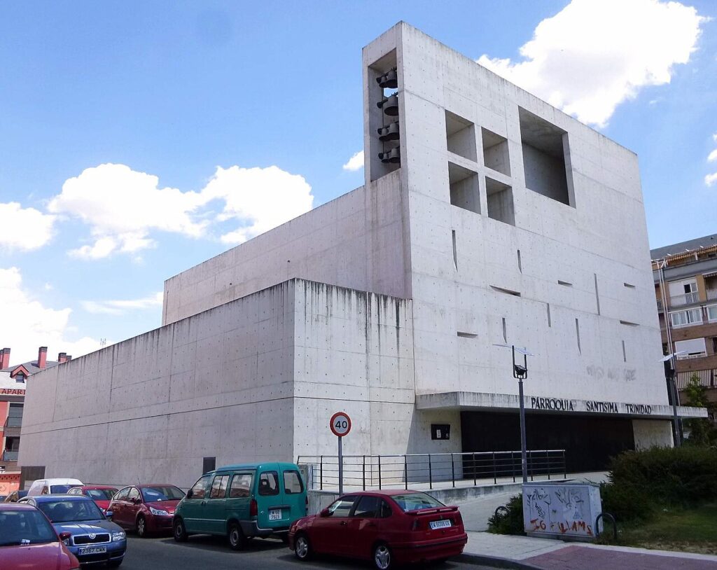 La iglesia de la Santísima Trinidad, en Villalba Estación