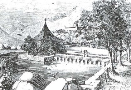 La Granjilla de La Fresneda en una imagen de 1862
