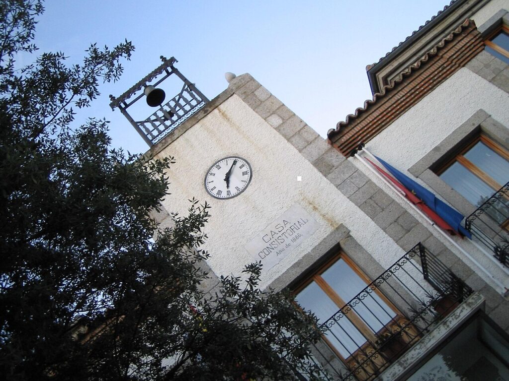 La casa consistorial de El Escorial, de 1891