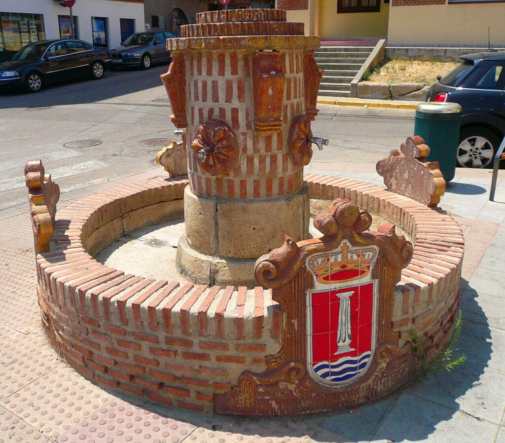 Una fuente en Humanes de Madrid