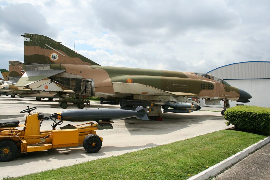 Un F-4C Phantom en el Museo del Aire, junto al aeródromo de Cuatro Vientos