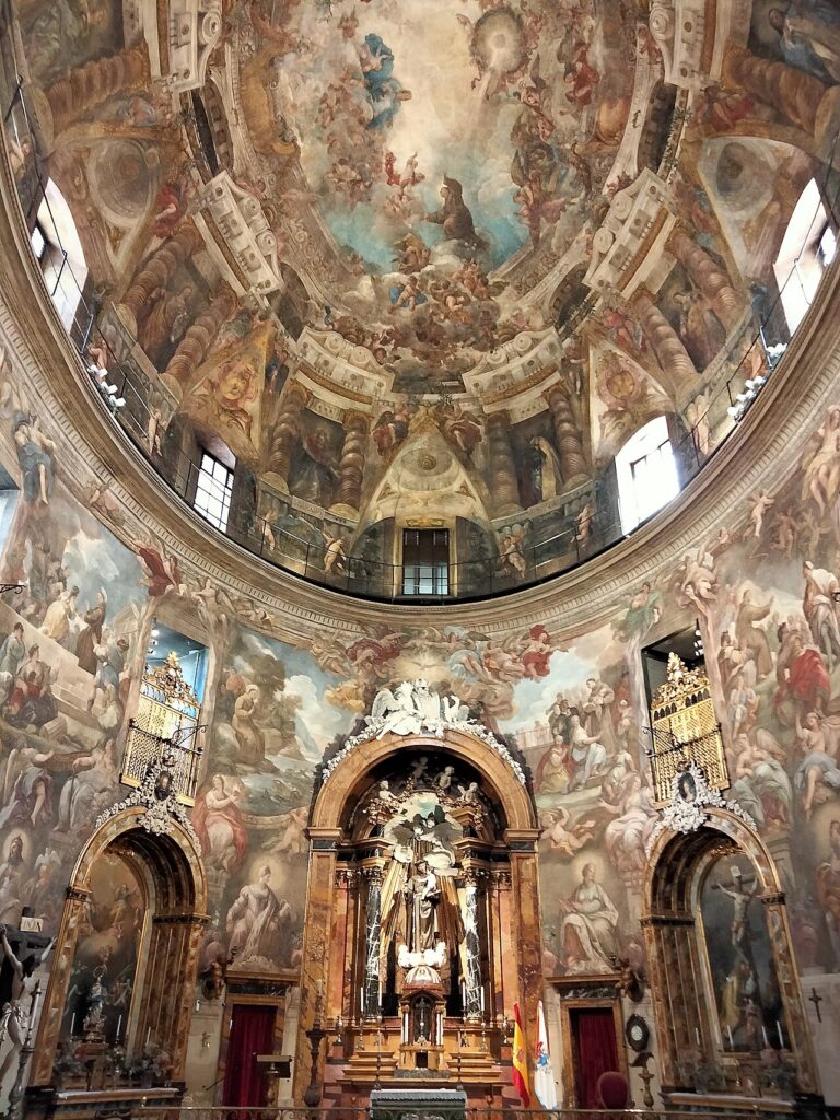 La cúpula pintada al fresco de San Antonio de los Alemanes