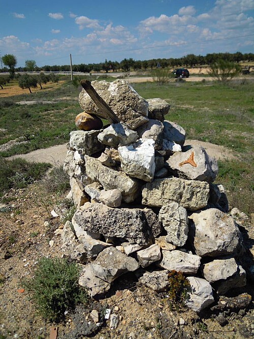Memorial en el antiguo campo de batalla del Jarama