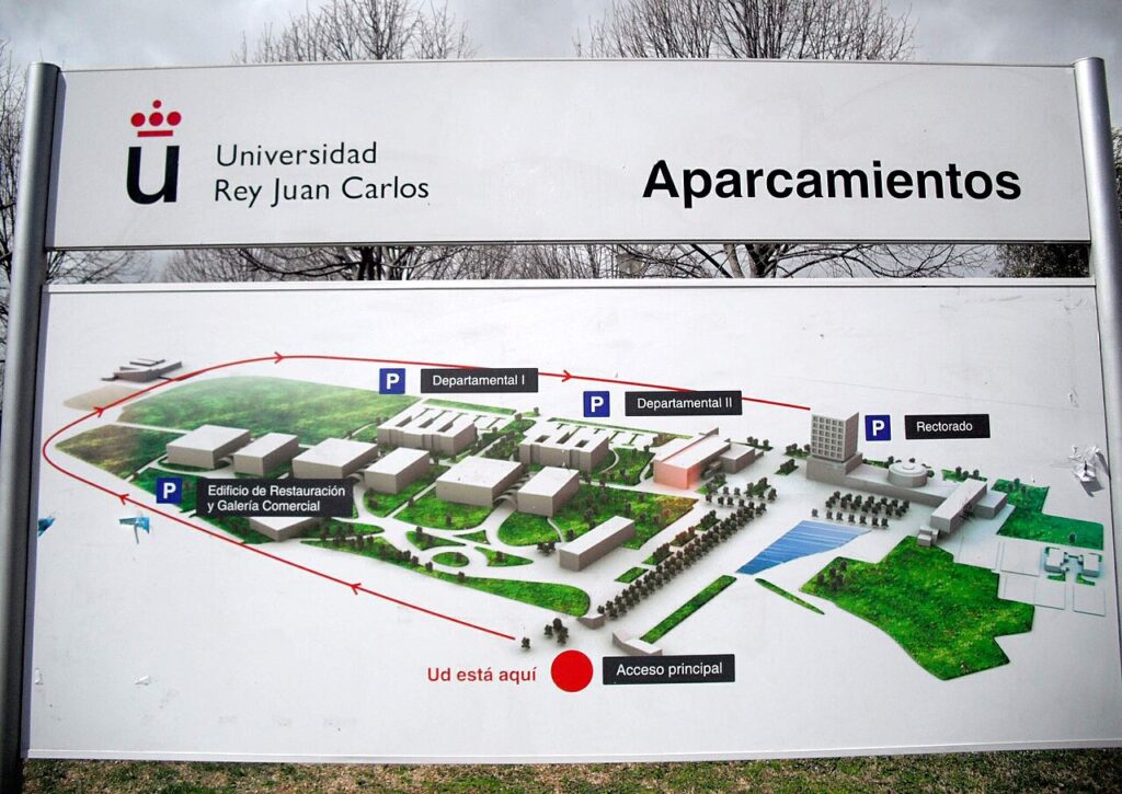 El campus de la Universidad Rey Juan Carlos en Móstoles