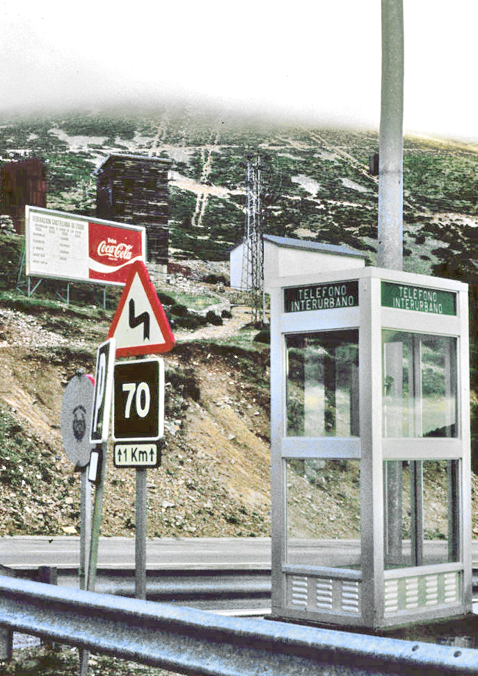 El puerto de Navacerrada en 1976