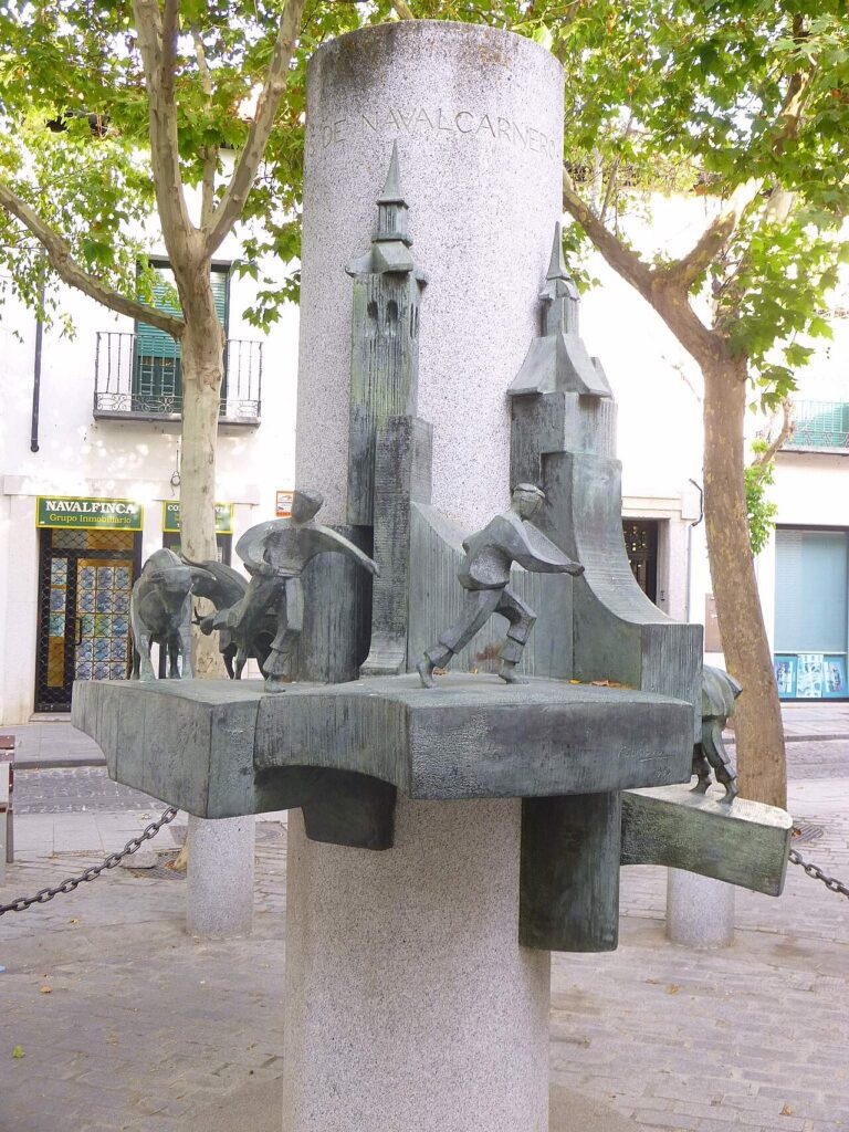 El monumento a los Encierros