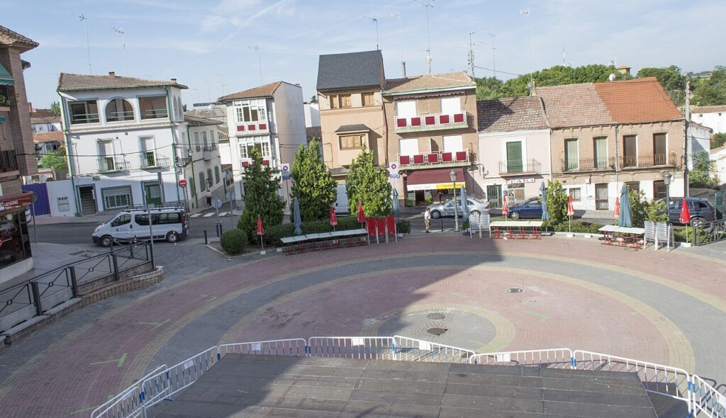 La plaza de la Coronación, la antigua plaza de toros de Pozuelo