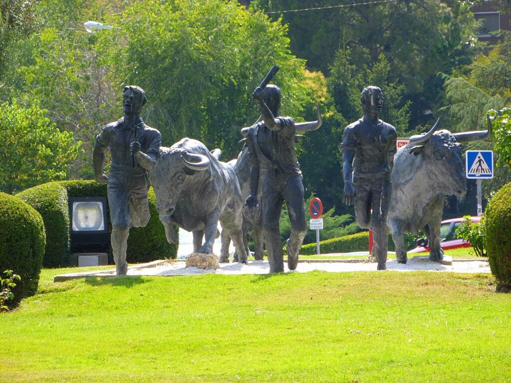 El monumento a los encierros, de José Miguel Utande