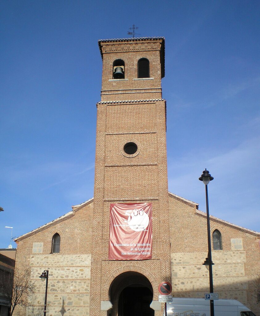 La iglesia de San Sebastián Mártir, en el casco antiguo de Sanse