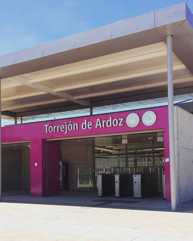La estación de Cercanías de Torrejón de Ardoz