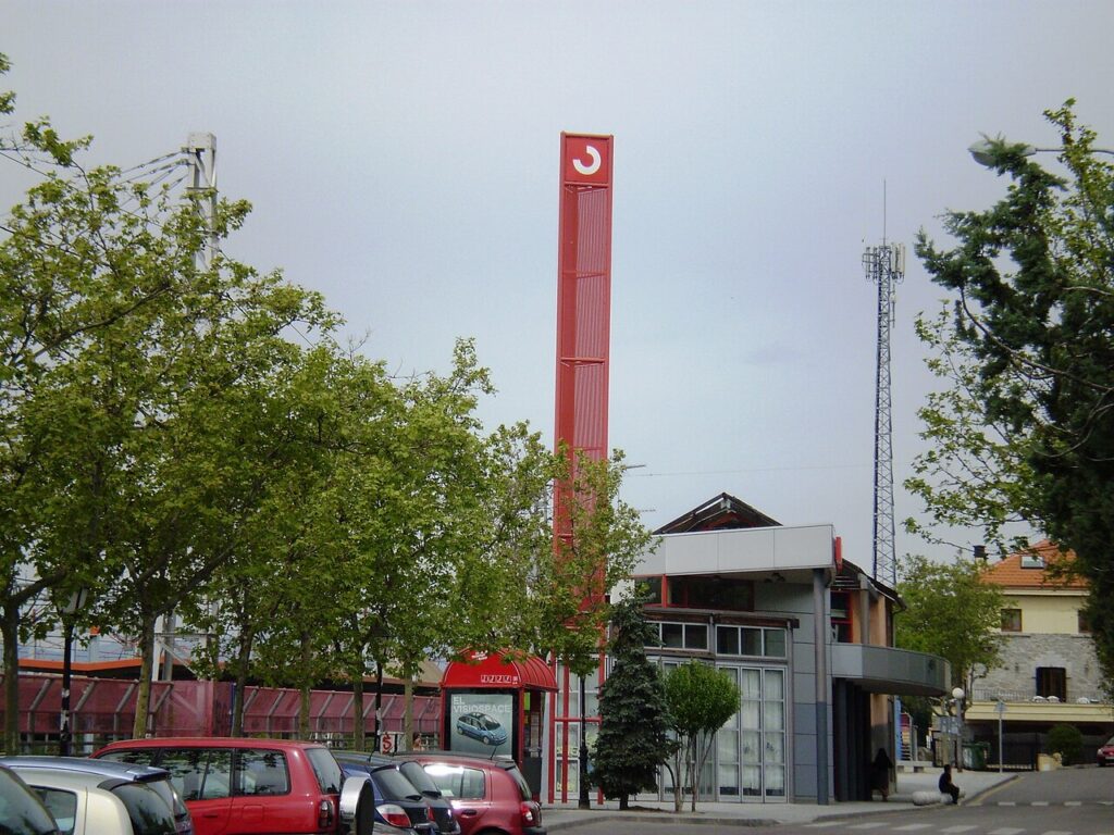 La estación de Torrelodones, en la Colonia
