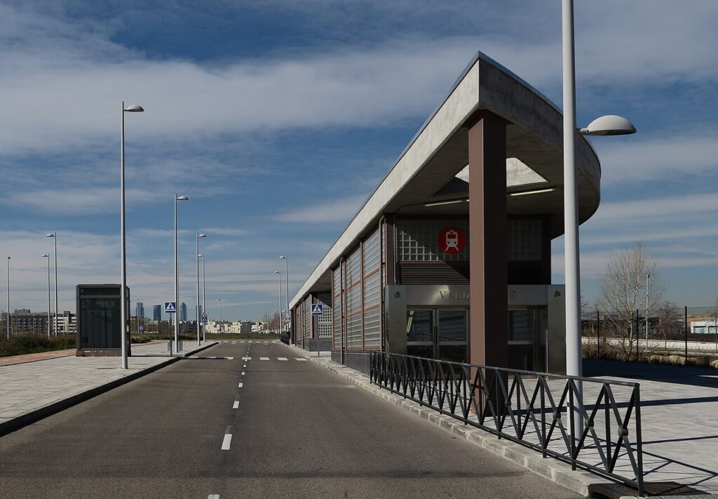 La estación de Cercanías de Valdebebas, en la línea C-1