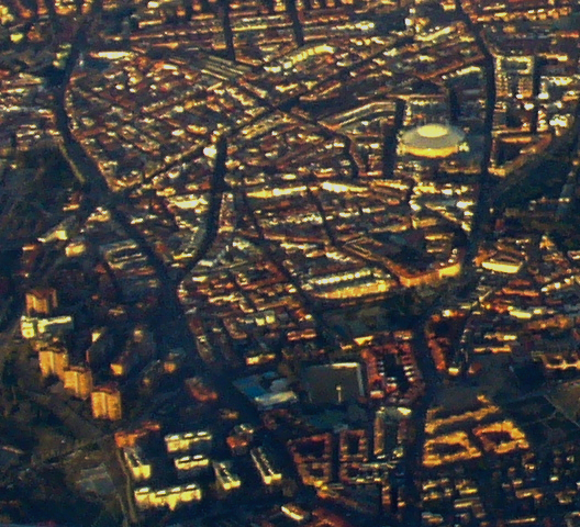 Vista aérea del barrio de Vista Alegre