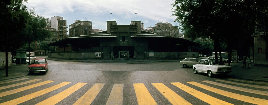 La plaza de Olavide en 1974