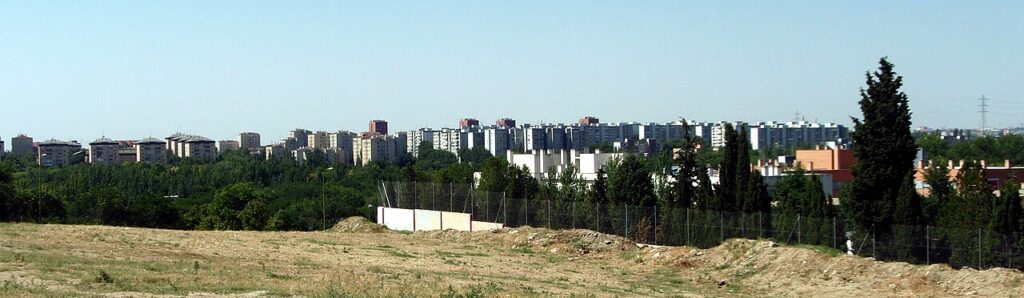 Orcasitas desde el parque de Pradolongo en 2011
