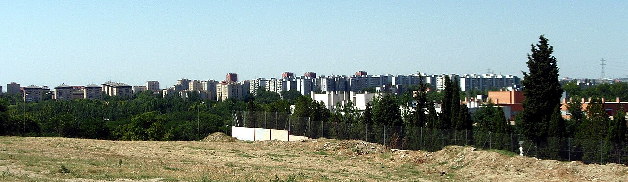 Orcasitas desde el parque de Pradolongo en 2011