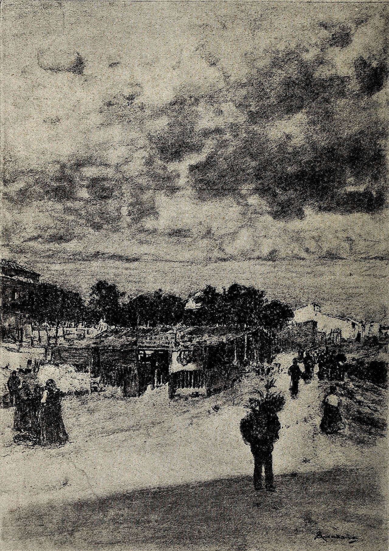 Merenderos de Vallecas en Blanco y Negro, 1898