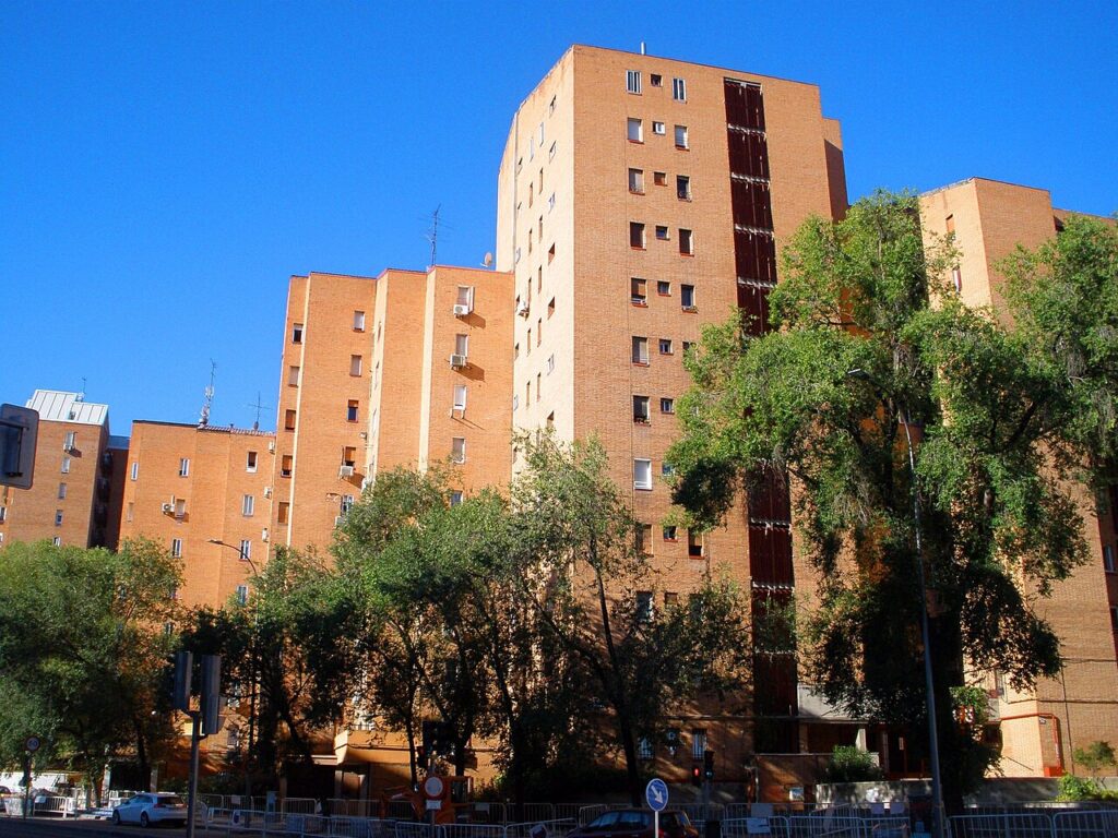 El barrio de Almendrales, en Usera