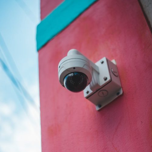 Instalación de cámaras de seguridad en los jardines de la comunidad